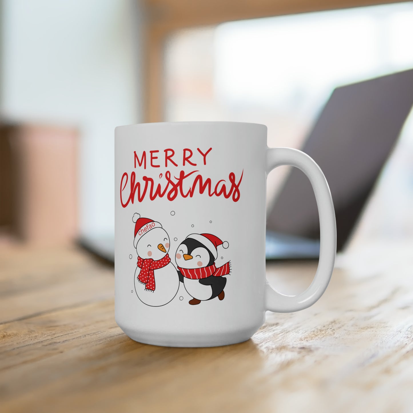Merry Christmas I, Ceramic Mug 15oz