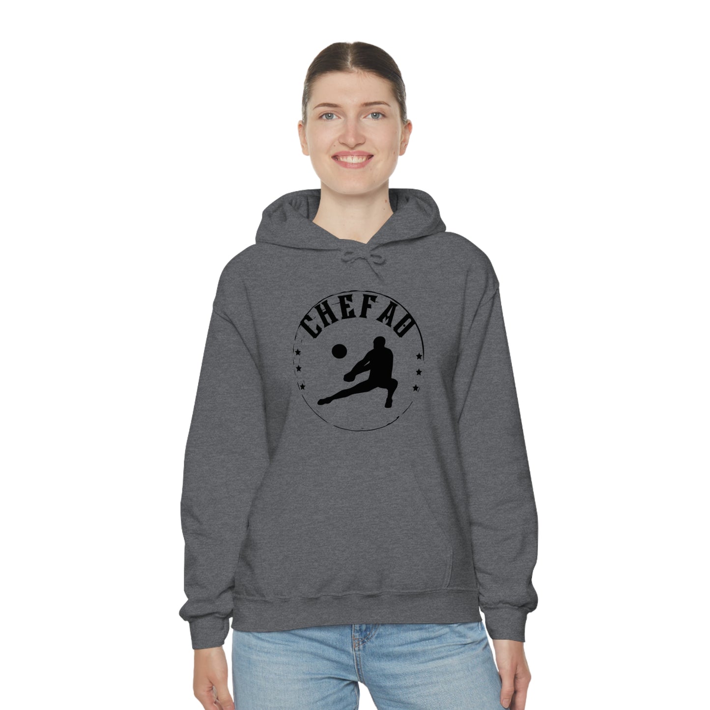 Chefao Volleyball II, Unisex Heavy Blend Hooded Sweatshirt