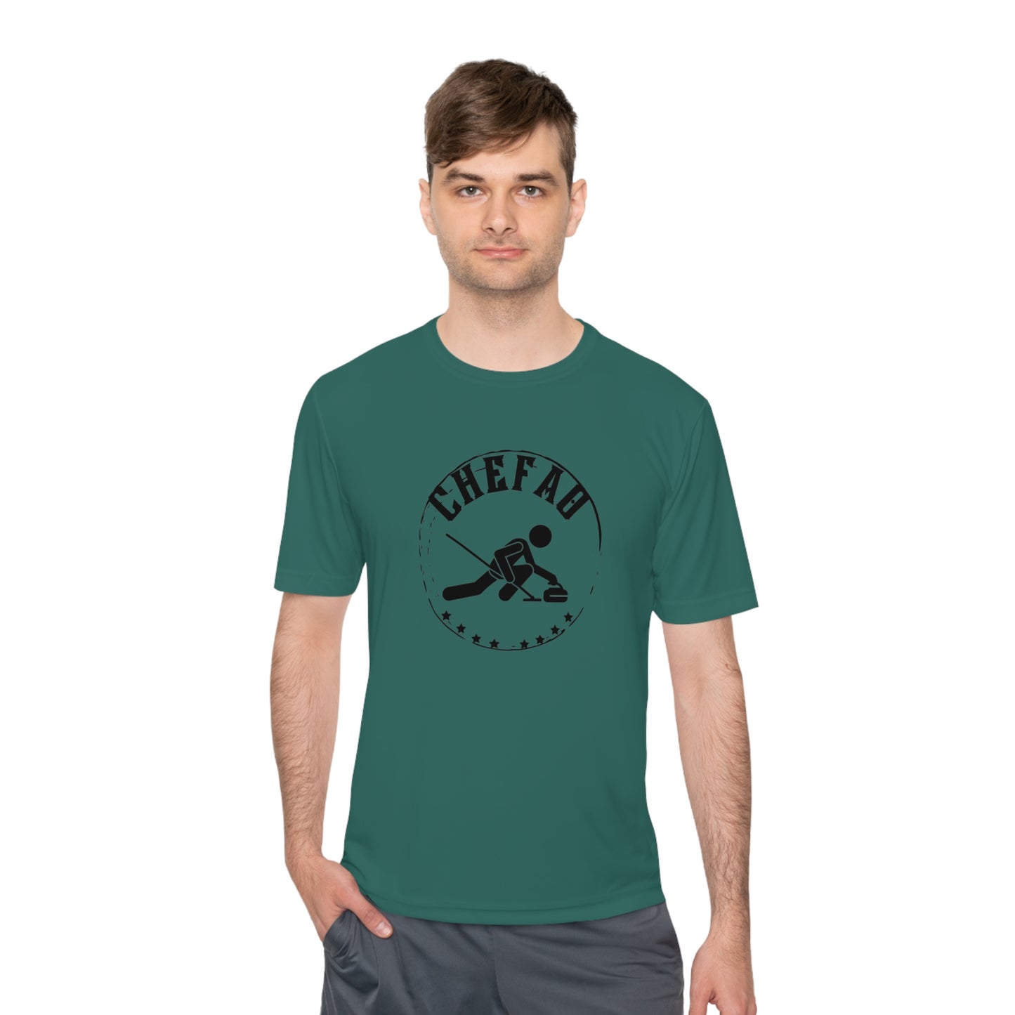 Chefao Curling II, Unisex Moisture Wicking Tee