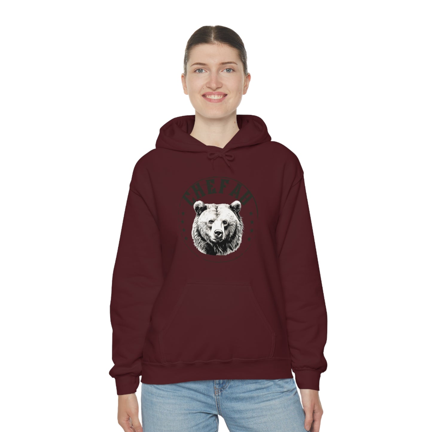 Chefao Bear I, Unisex Heavy Blend Hooded Sweatshirt