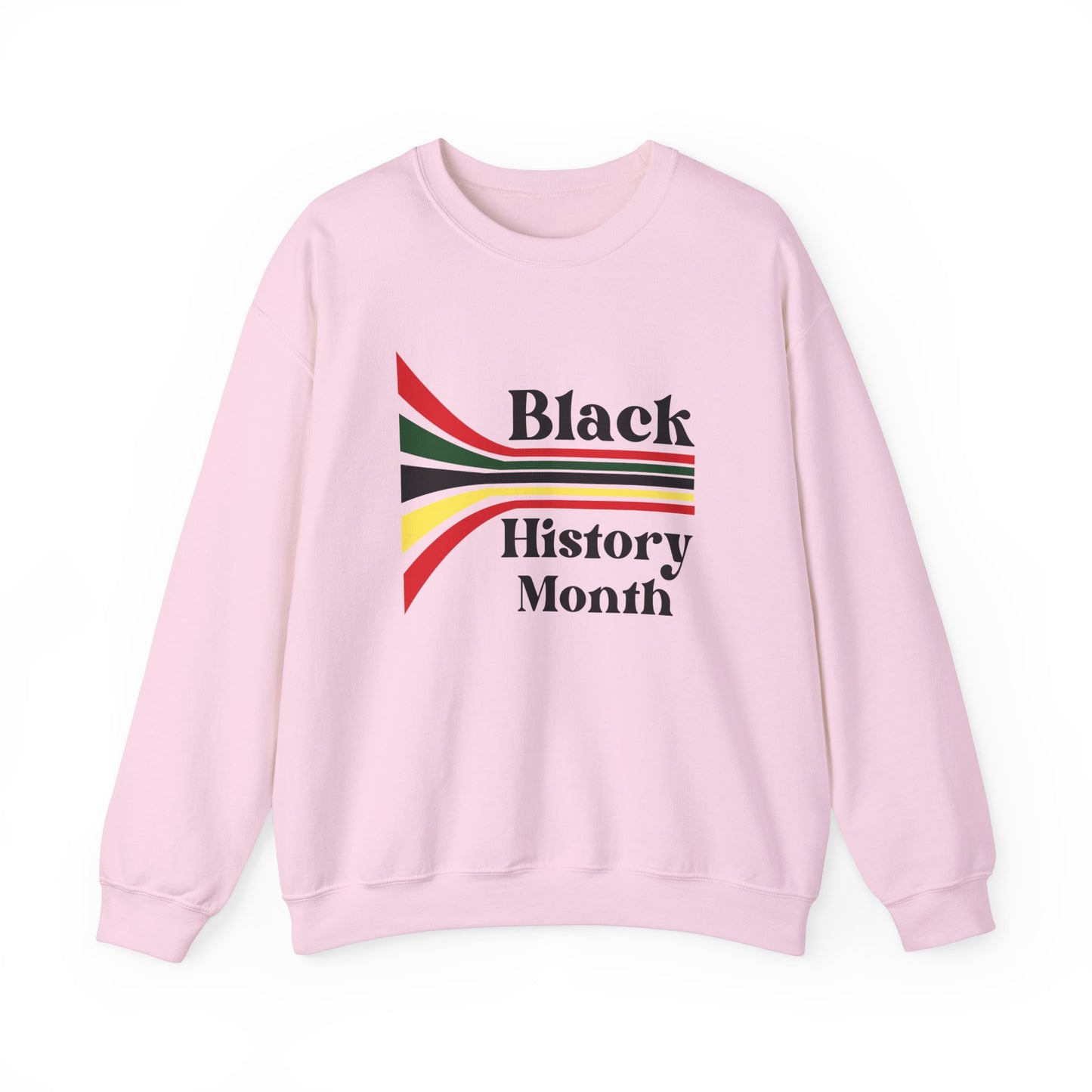 Chefao Retro Black History Month Emblem III, Unisex Heavy Blend™ Crewneck Sweatshirt