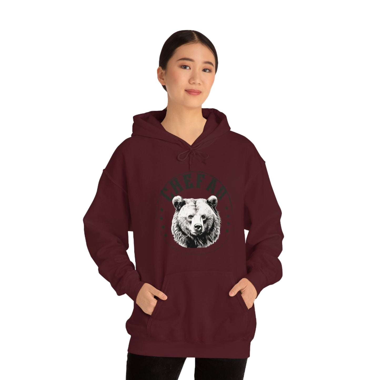 Chefao Bear I, Unisex Heavy Blend Hooded Sweatshirt