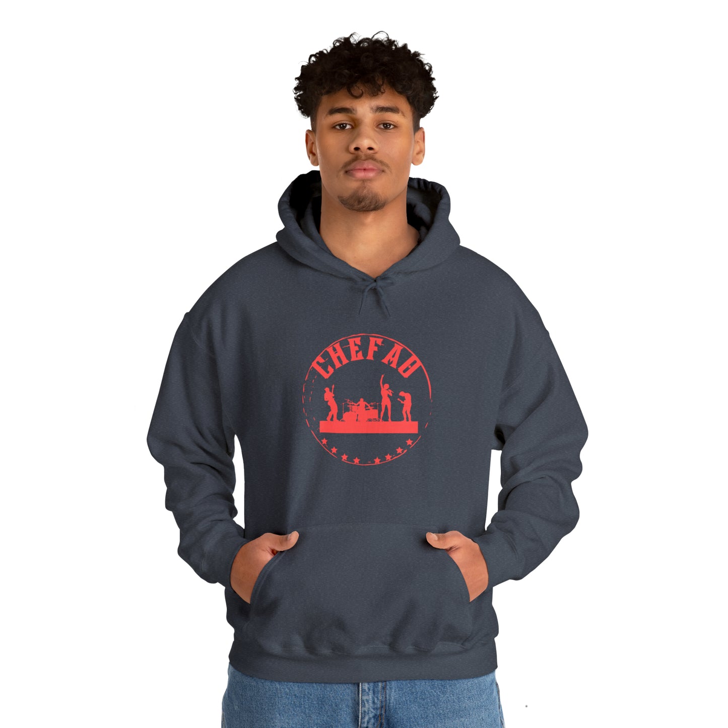 Chefao Band I, Unisex Heavy Blend Hooded Sweatshirt