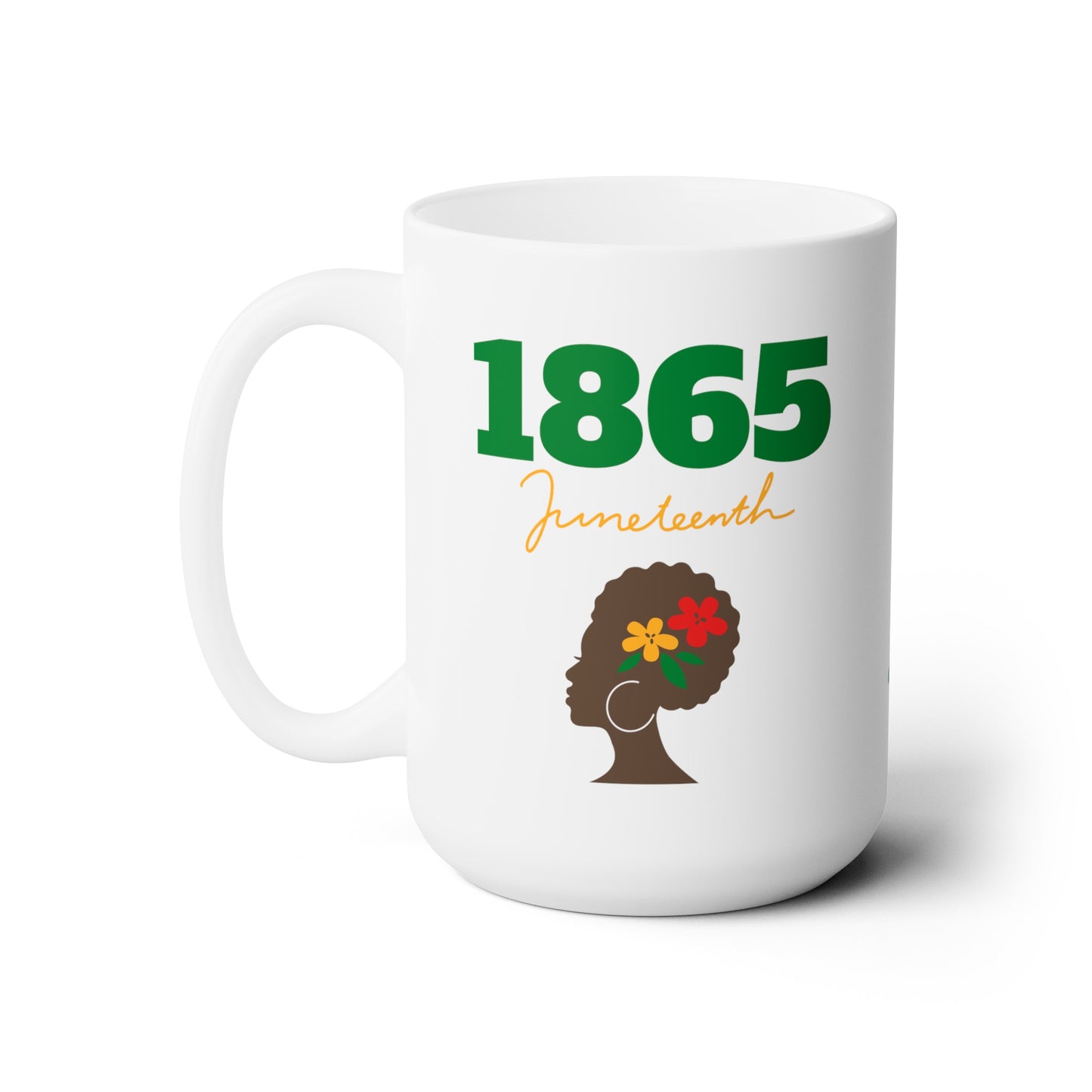 Juneteenth II, White Coffee Mug, 15oz