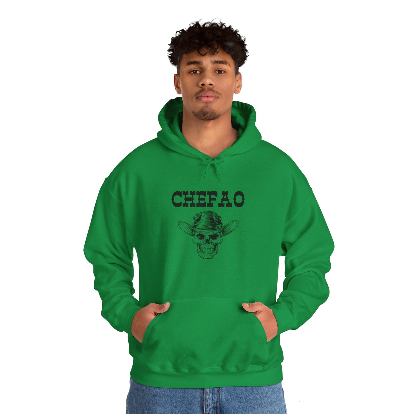 Chefao Cowboy VII, Unisex Heavy Blend Hooded Sweatshirt