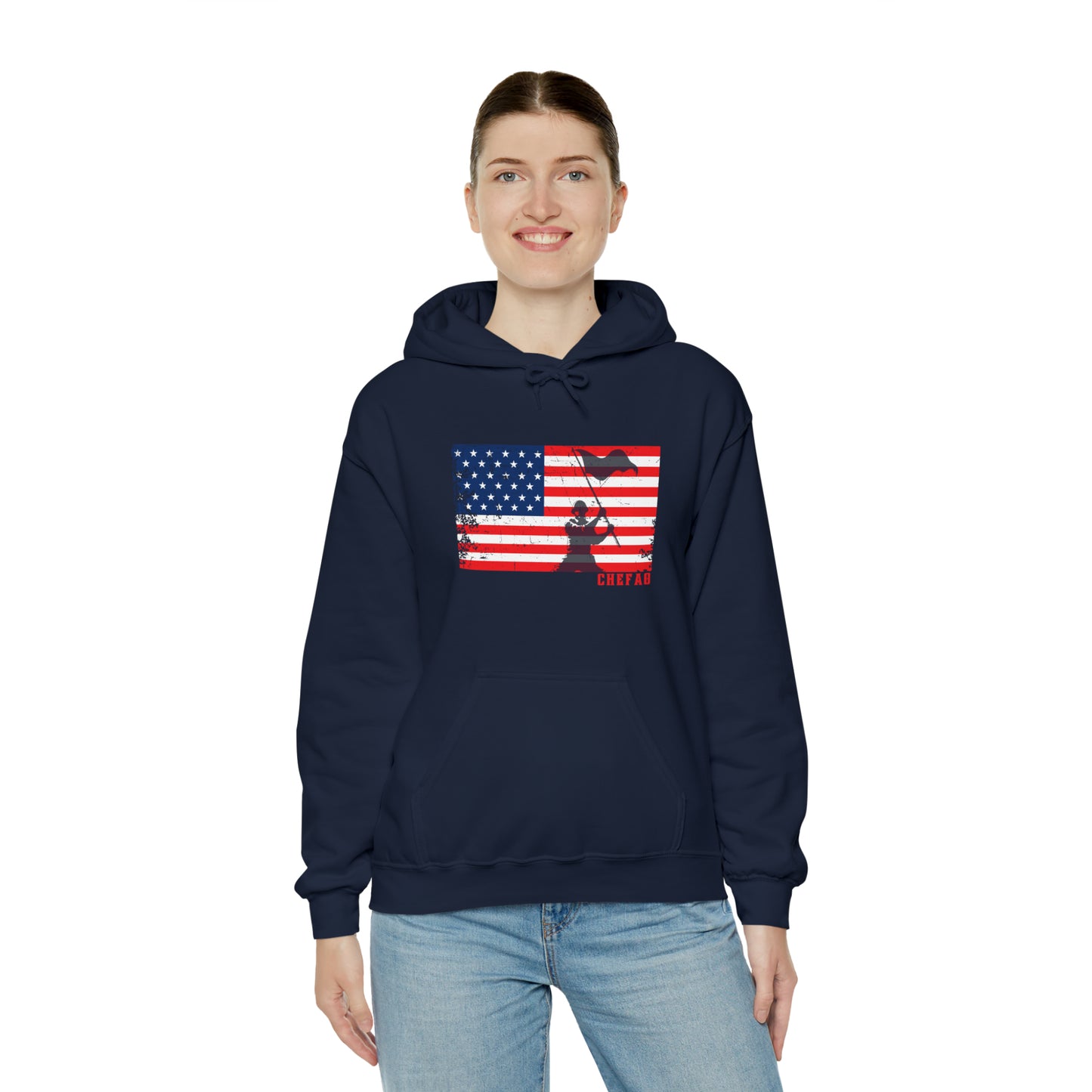 Chefao Military II, Unisex Heavy Blend Hooded Sweatshirt