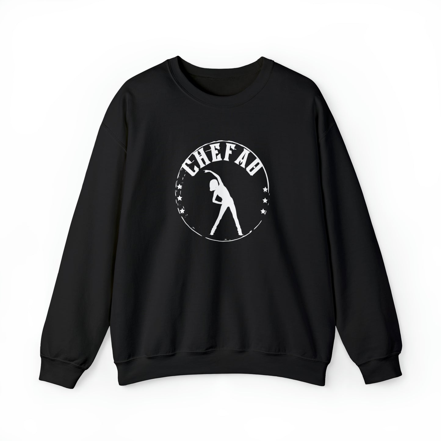 Chefao Aerobics I, Unisex Heavy Blend Crewneck Sweatshirt