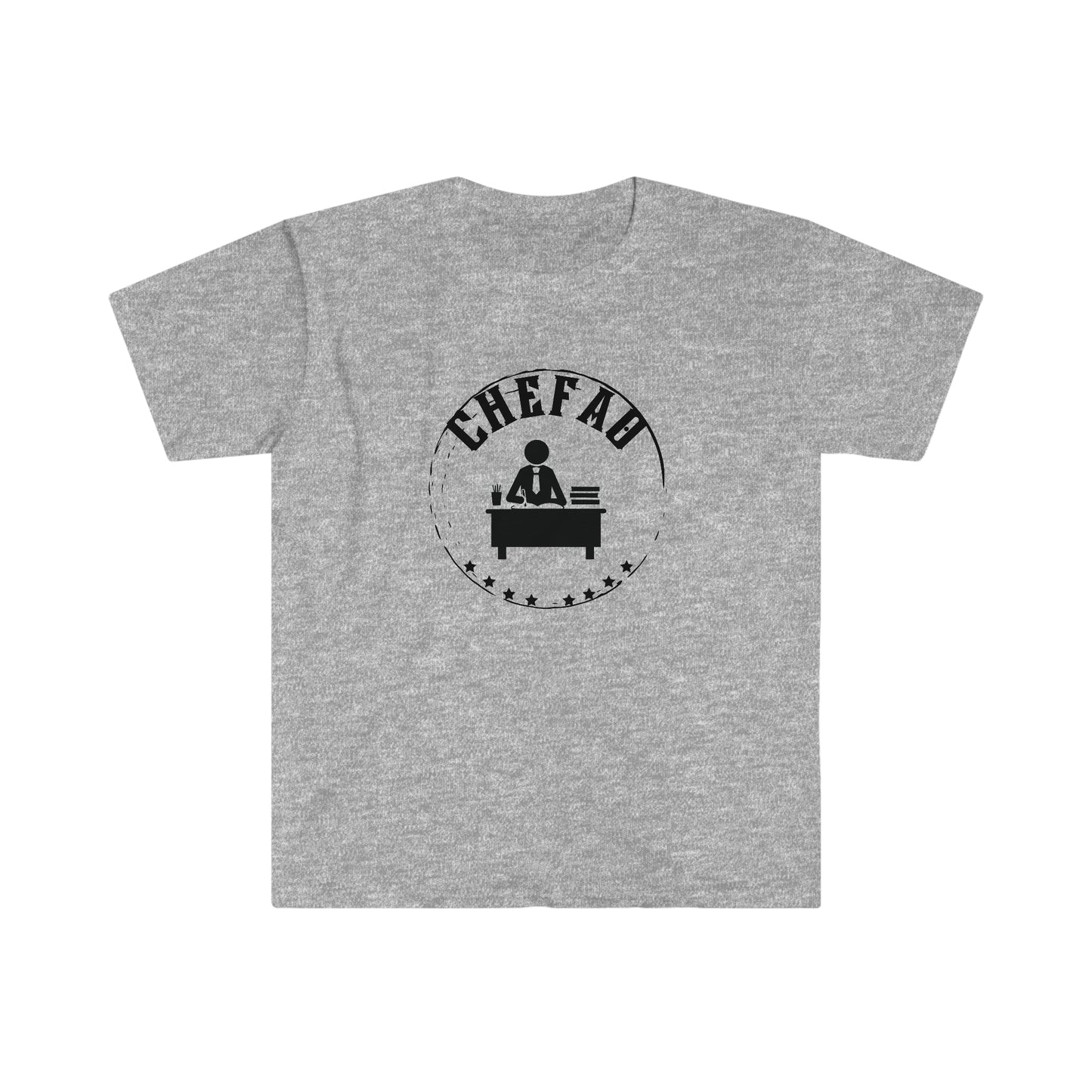 Chefao Teacher V, Unisex Softstyle T-Shirt