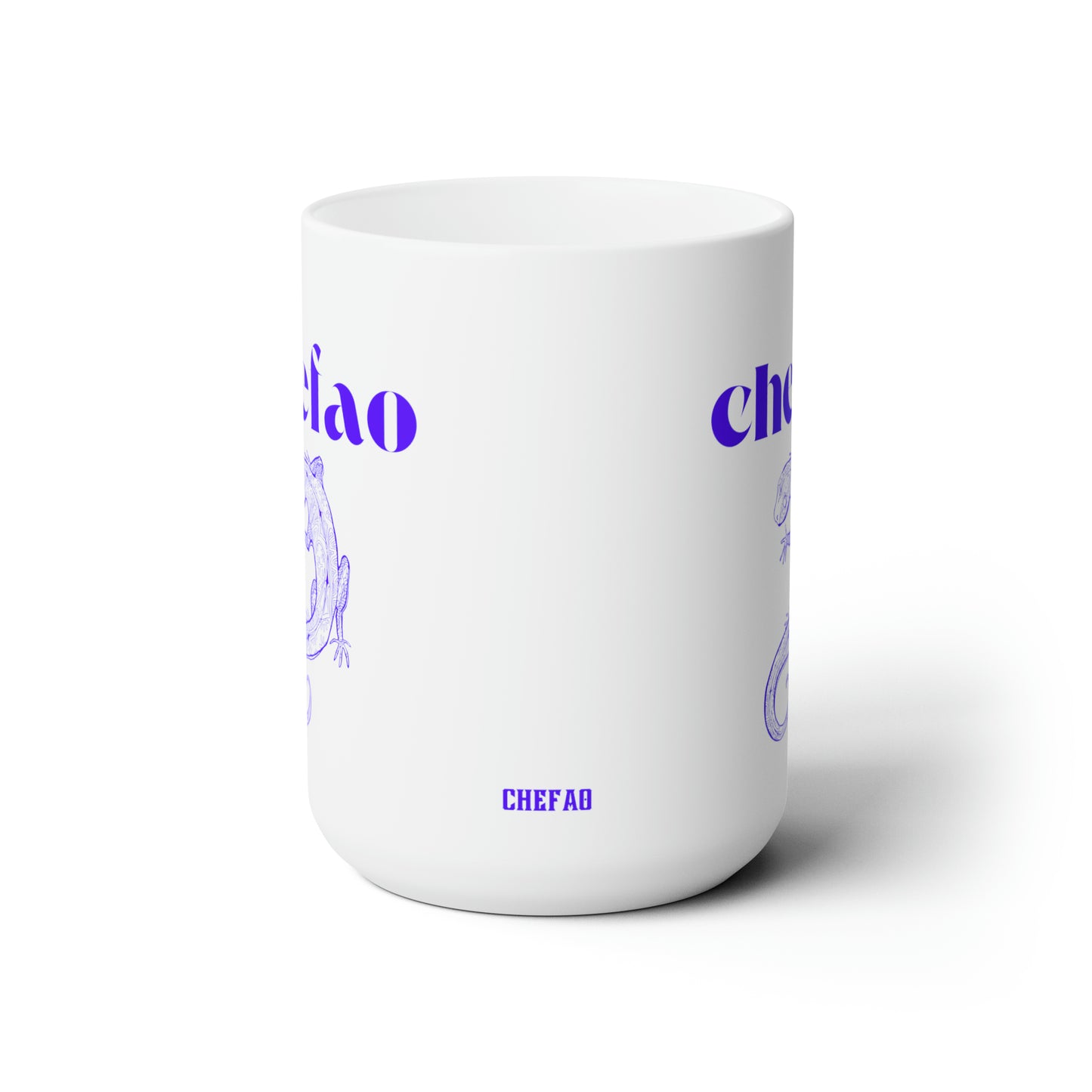 Chefao Lizard I, Ceramic Mug 15oz
