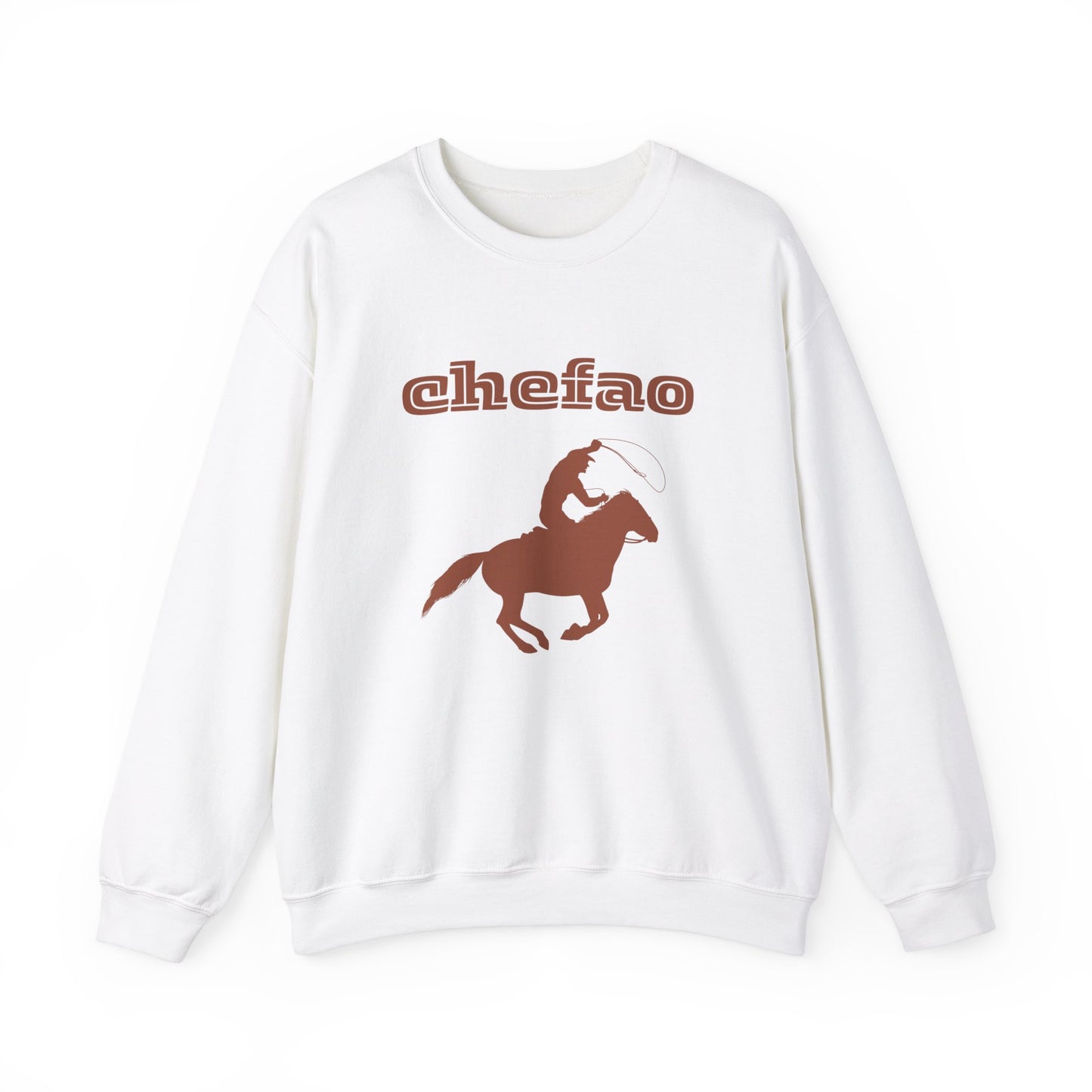 Chefao Cowboy III, Unisex Heavy Blend Crewneck Sweatshirt