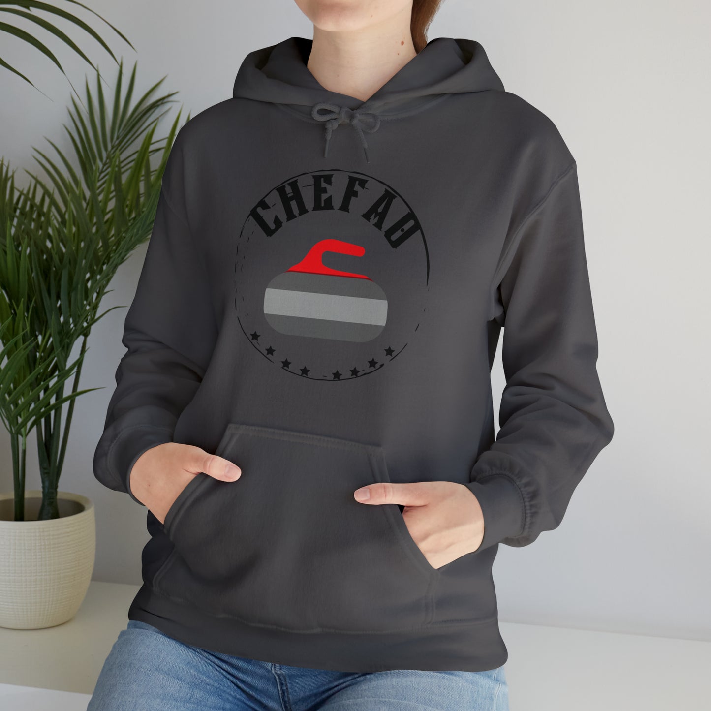 Chefao Curling I, Unisex Heavy Blend Hooded Sweatshirt