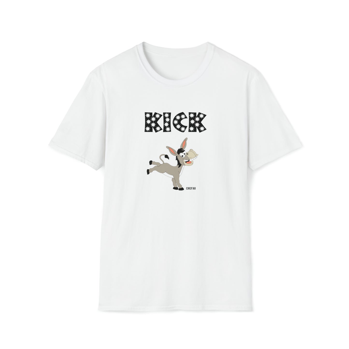 Chefao Kick I, Unisex Softstyle T-Shirt