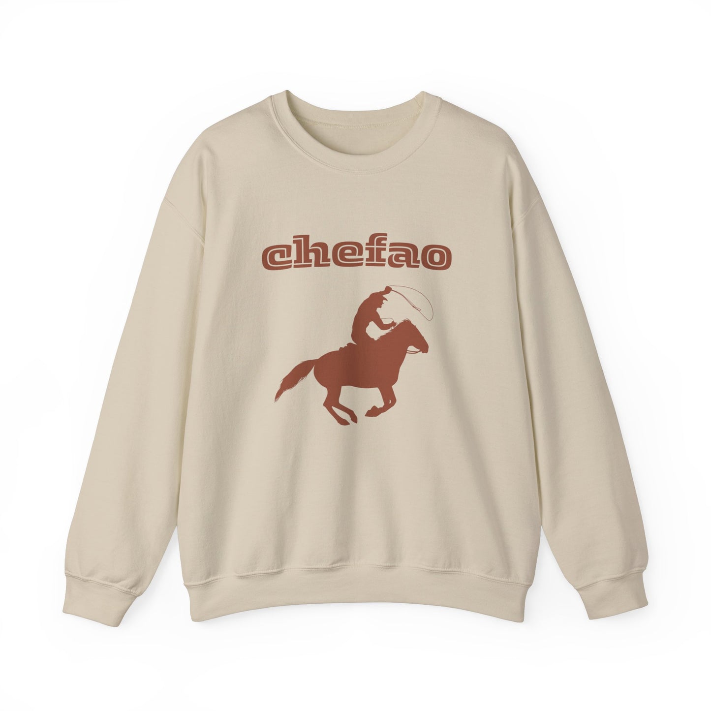 Chefao Cowboy III, Unisex Heavy Blend Crewneck Sweatshirt