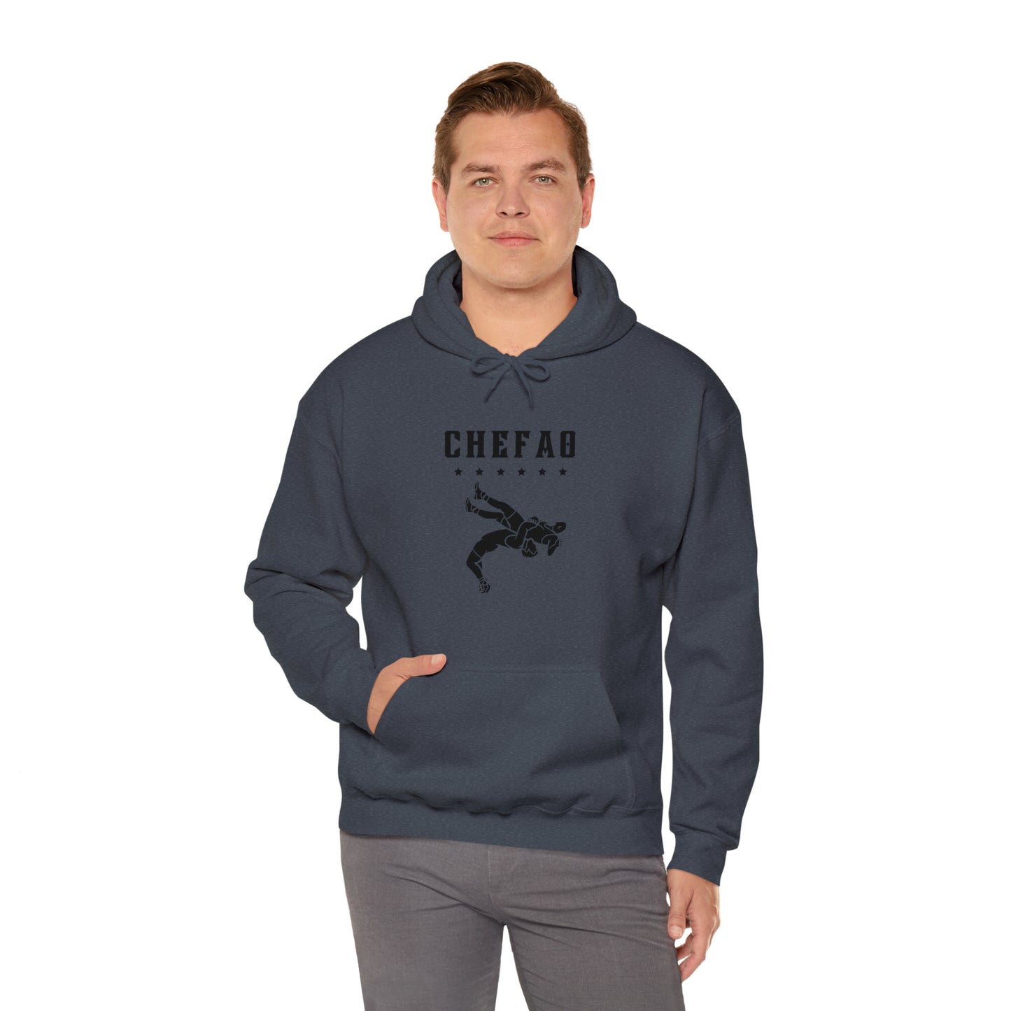 Chefao Wrestling IV, Unisex Heavy Blend Hooded Sweatshirt