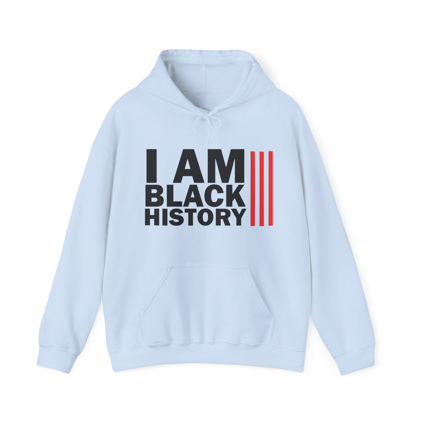 Chefao I Am Black History I, Unisex Heavy Blend Hooded Sweatshirt