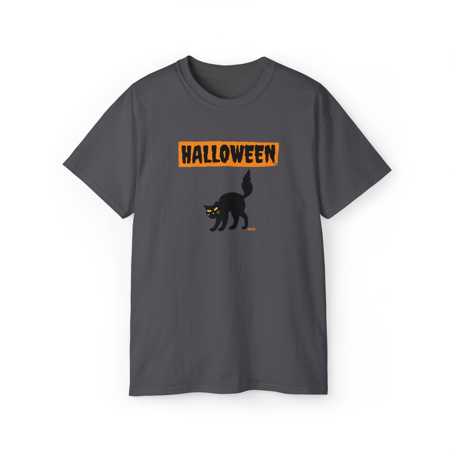 Halloween Cat, Unisex Ultra Cotton Tee