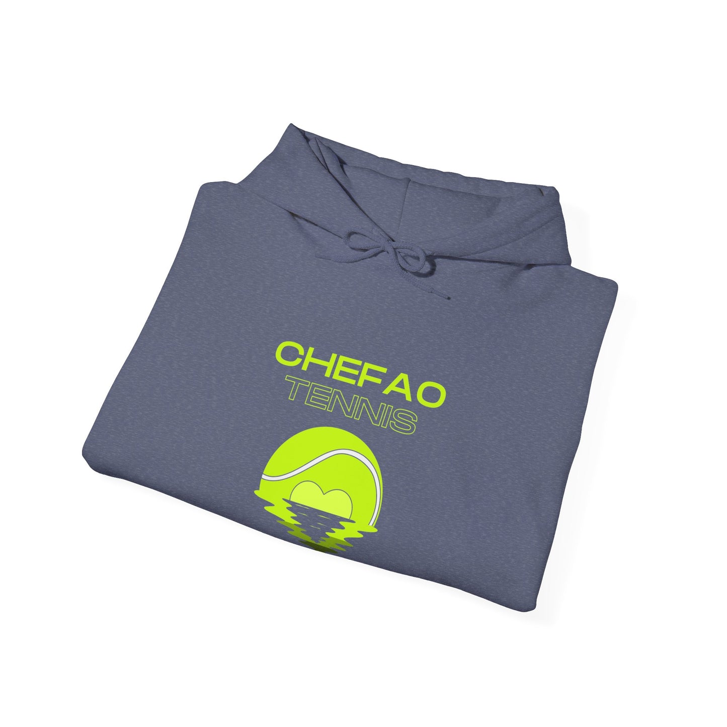 Chefao Tennis X, Unisex Heavy Blend Hooded Sweatshirt