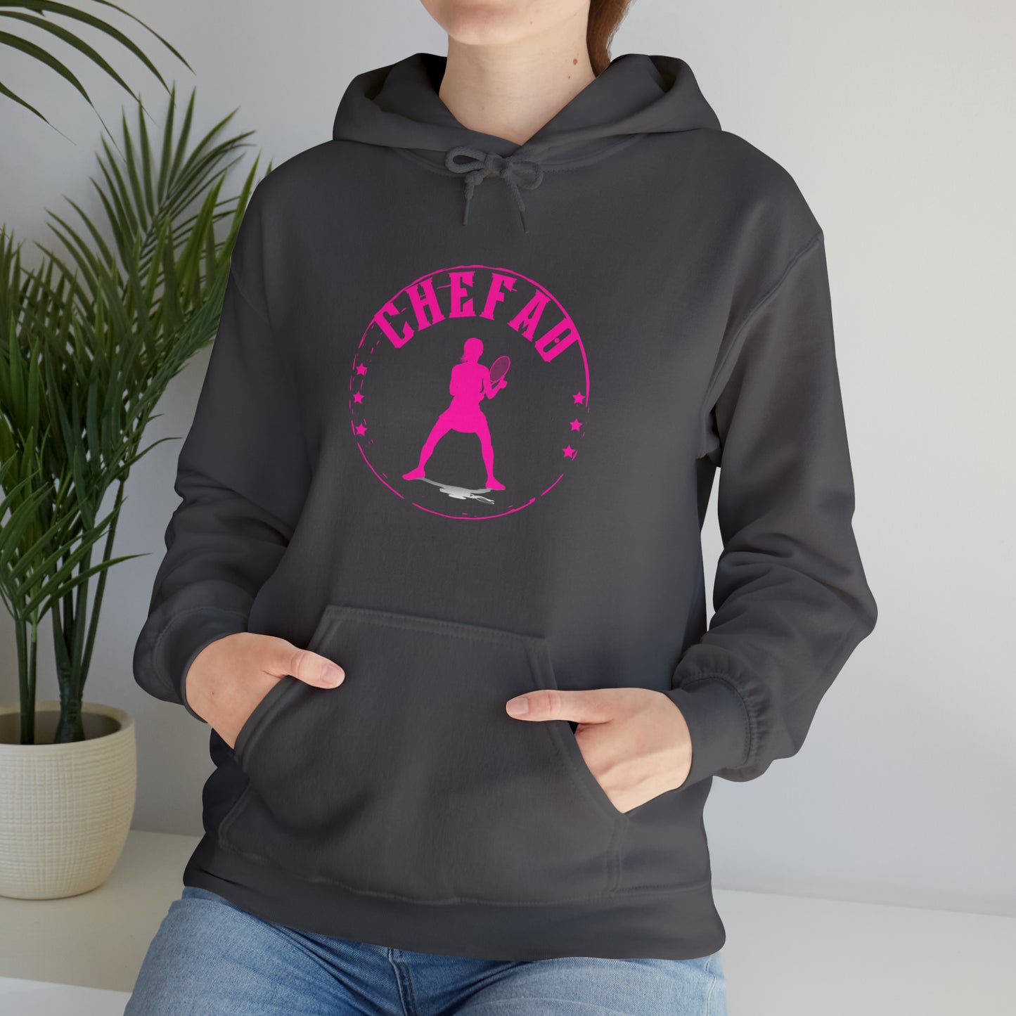 Chefao Tennis IV, Unisex Heavy Blend Hooded Sweatshirt