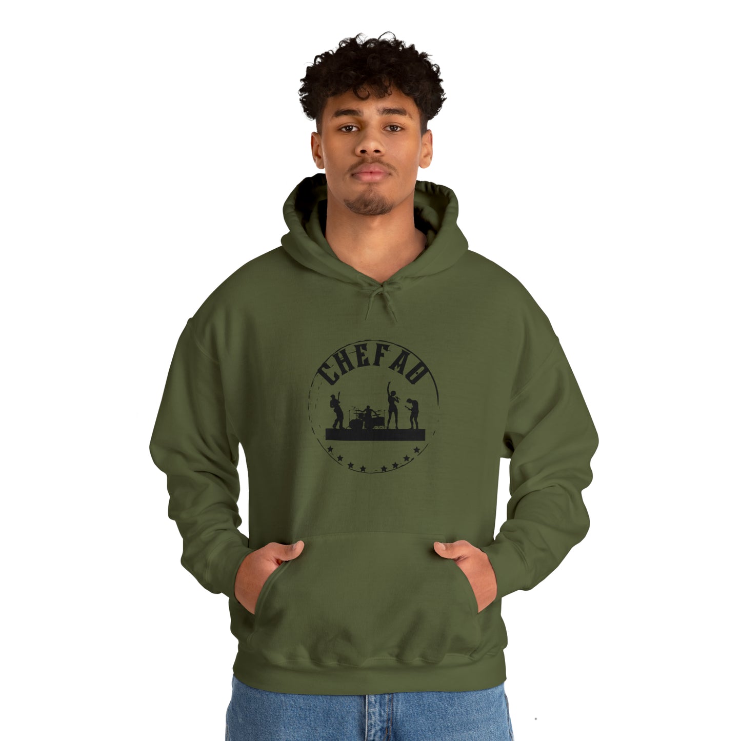 Chefao Band I, Unisex Heavy Blend Hooded Sweatshirt