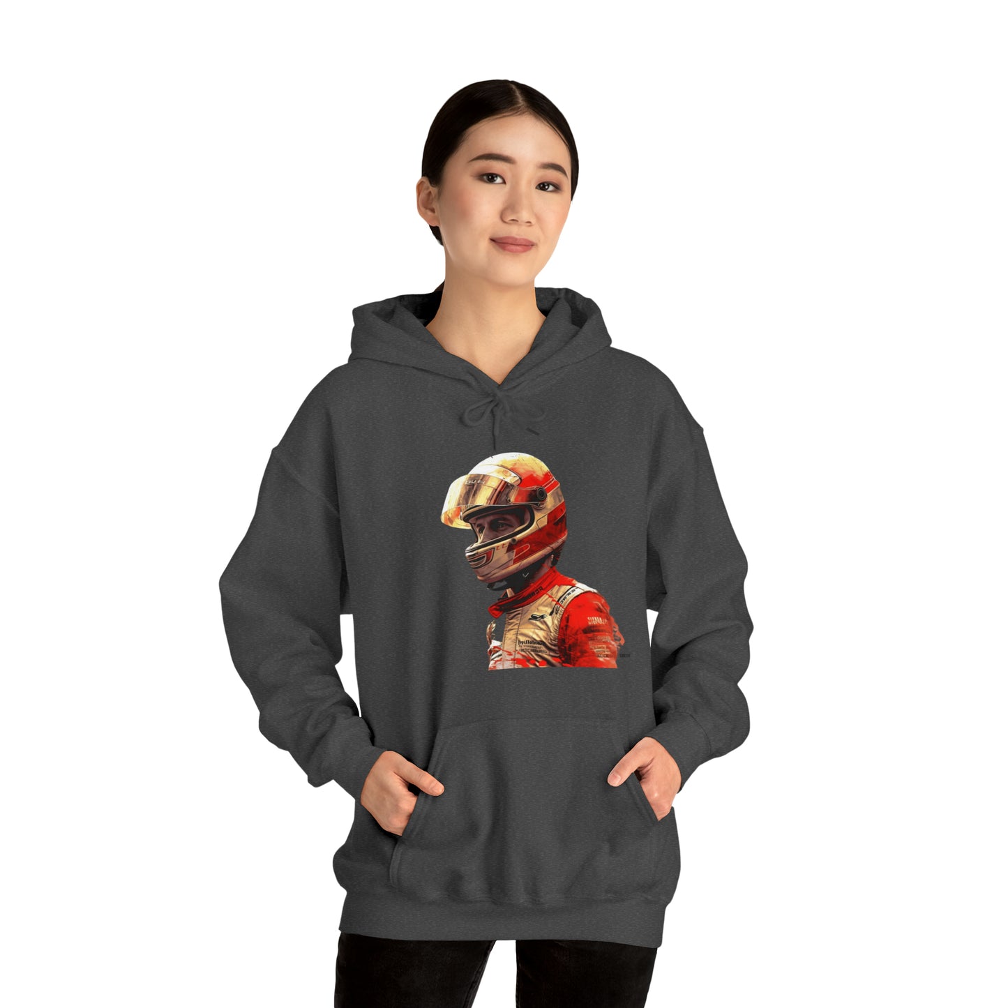 Racecar Driver, Unisex Heavy Blend Hooded Sweatshirt