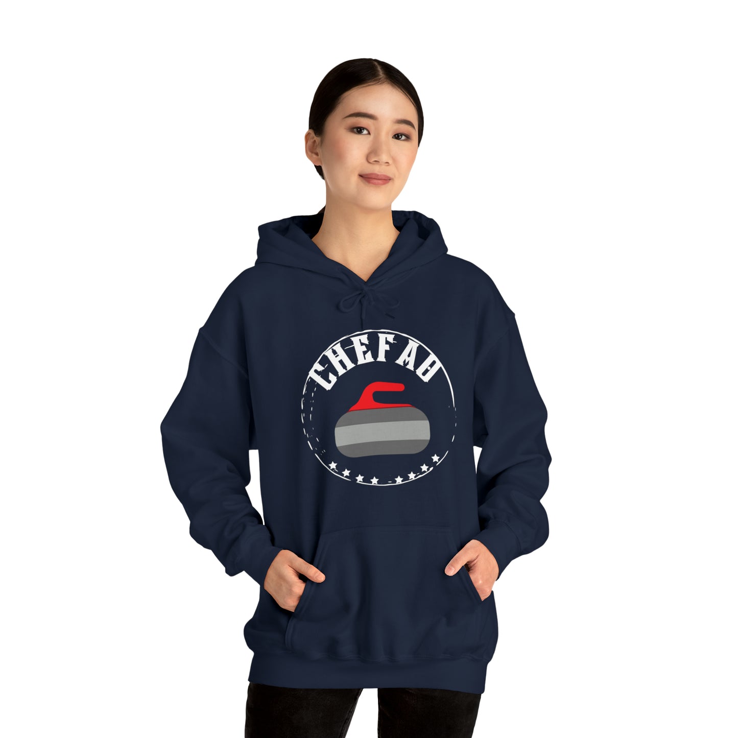 Chefao Curling I, Unisex Heavy Blend Hooded Sweatshirt