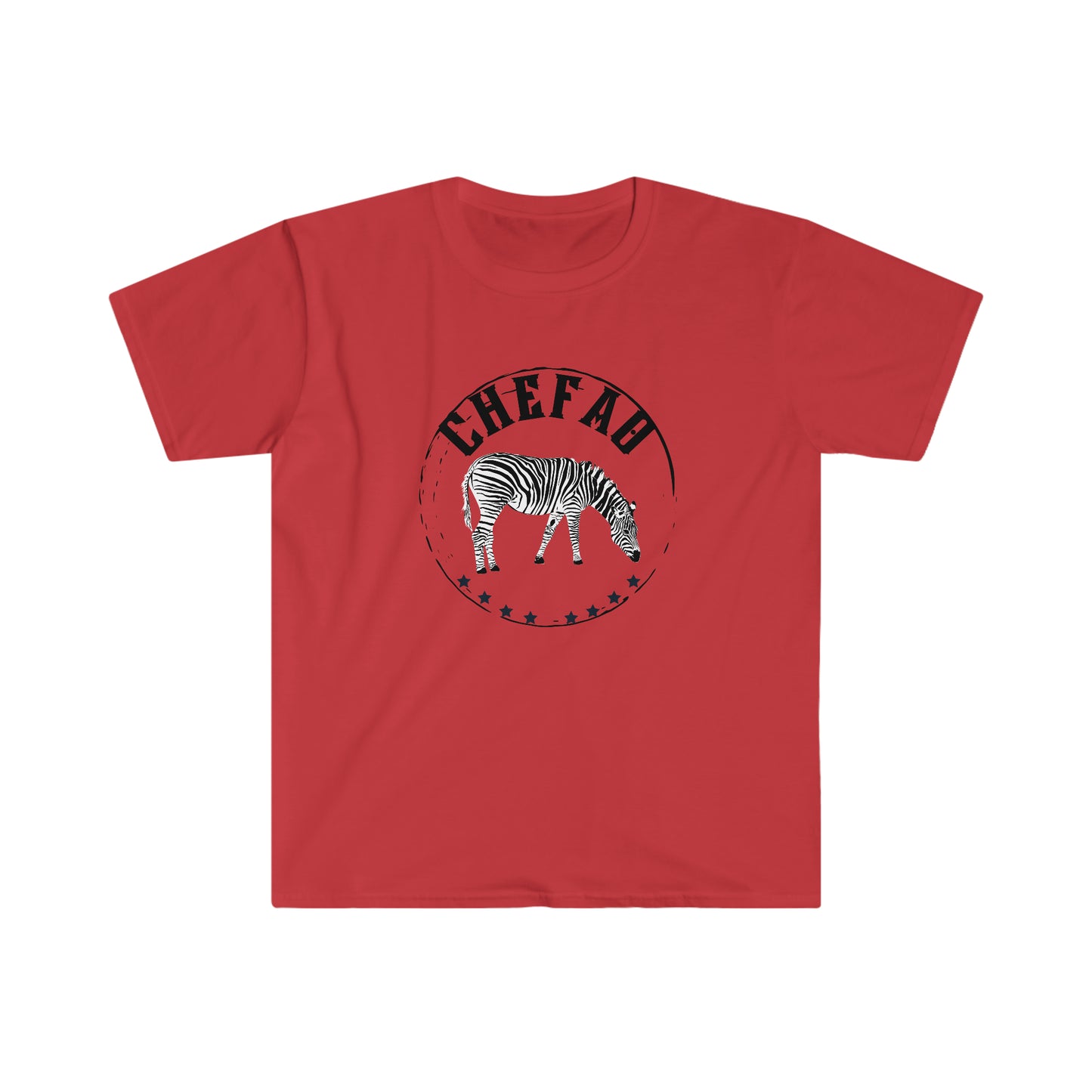 Chefao Zebra I, Unisex Softstyle T-Shirt