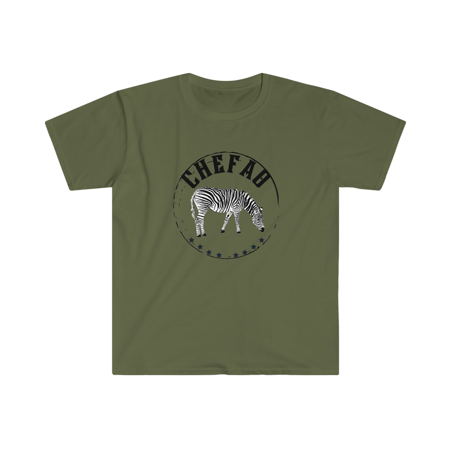 Chefao Zebra I, Unisex Softstyle T-Shirt