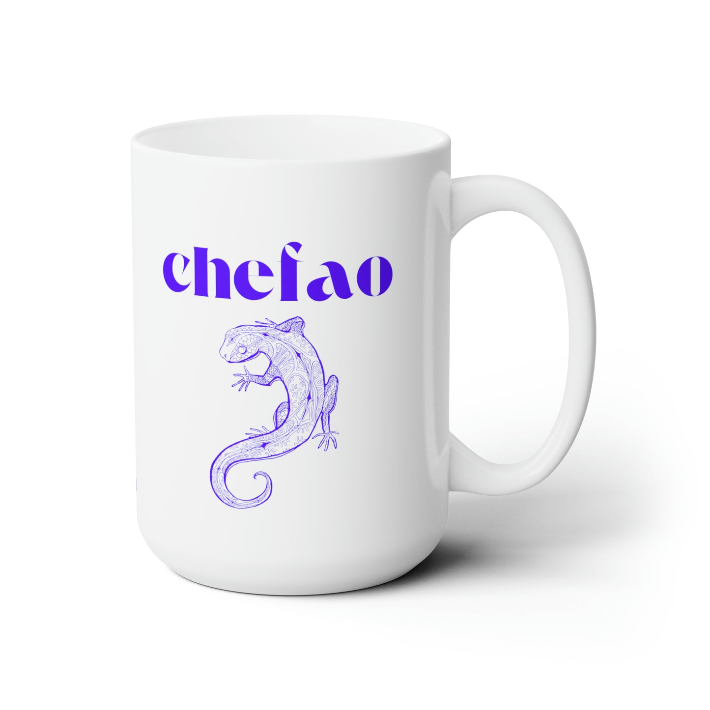 Chefao Lizard I, Ceramic Mug 15oz