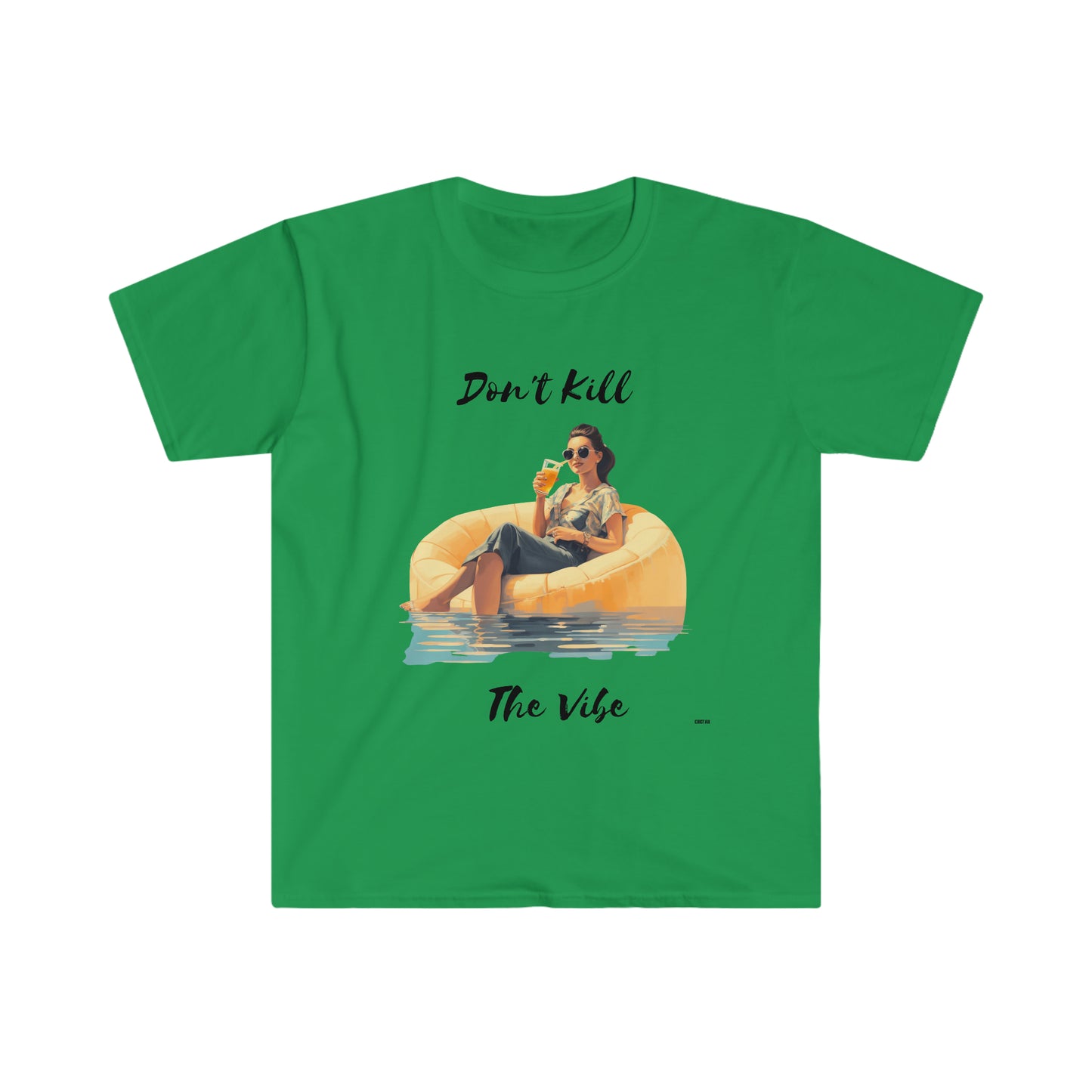 Don't Kill Vibe Lady, Unisex Softstyle T-Shirt