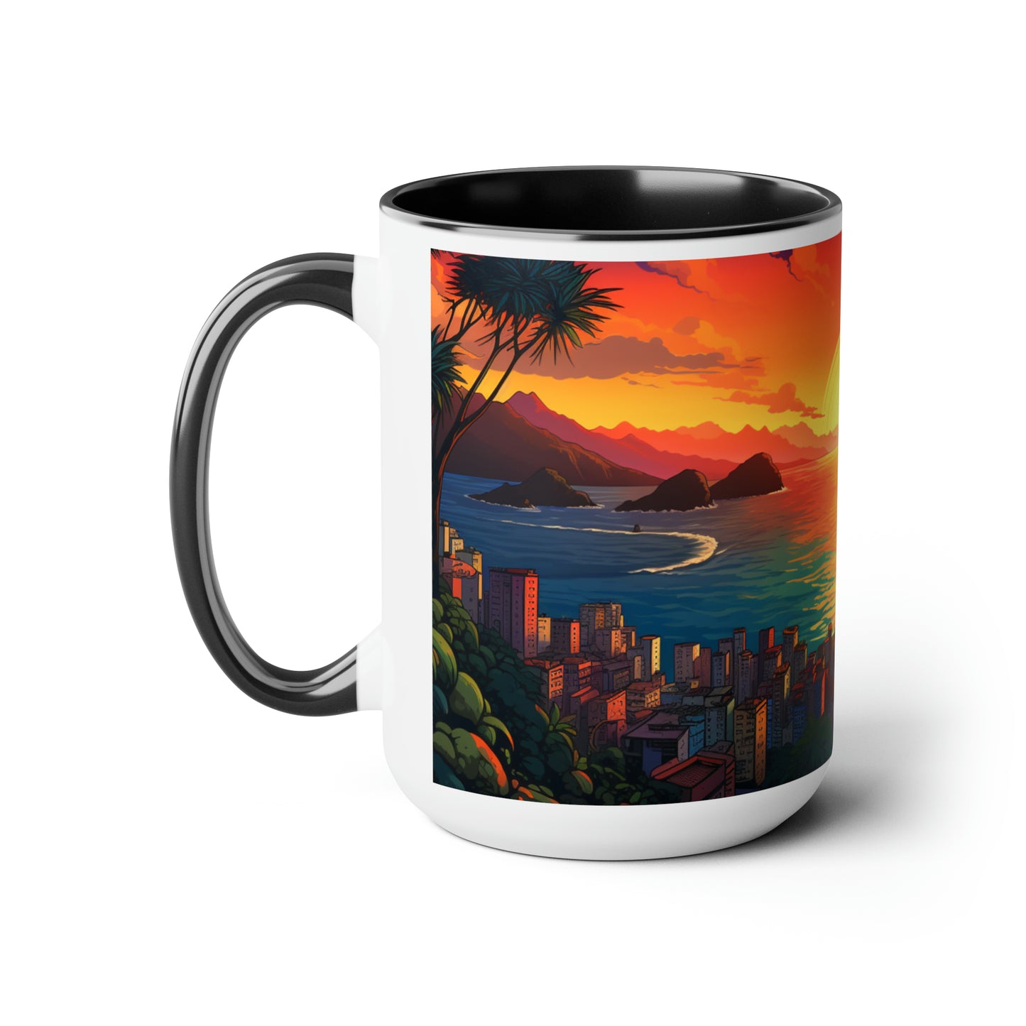 Sun Rise Rio, Coffee Mug, 15oz