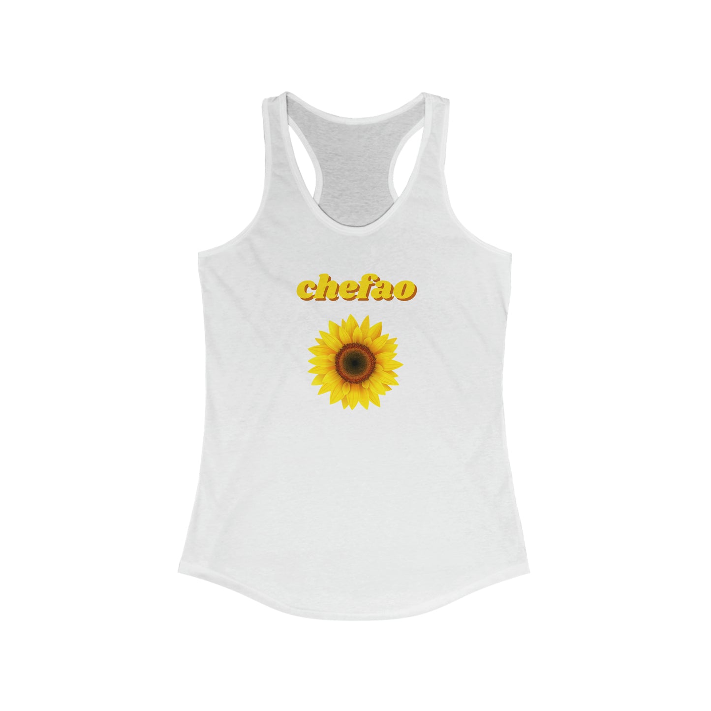Chefao Sunflower I, Women's Racerback Tank