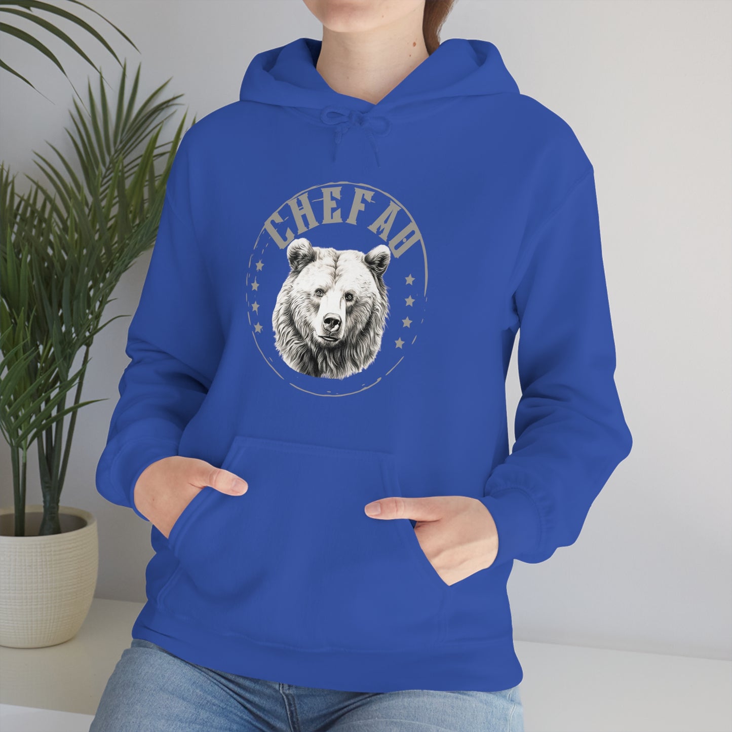 Chefao Bear I, Unisex Heavy Blend Hooded Sweatshirt