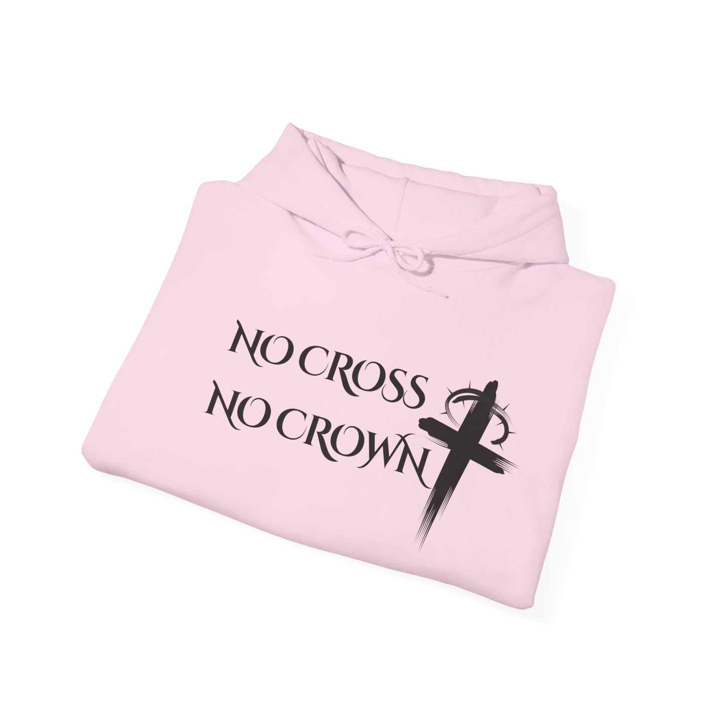 No Cross No Crown, Unisex Heavy Blend™ Hooded Sweatshirt