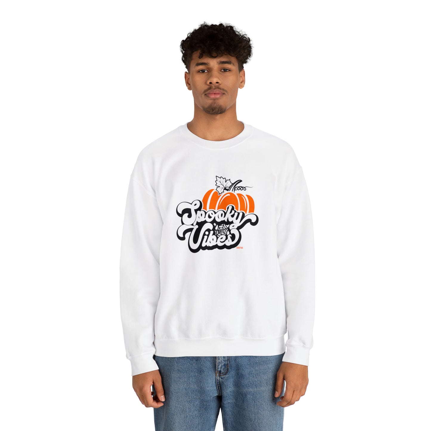 Spooky Vibes, Unisex Heavy Blend Crewneck Sweatshirt