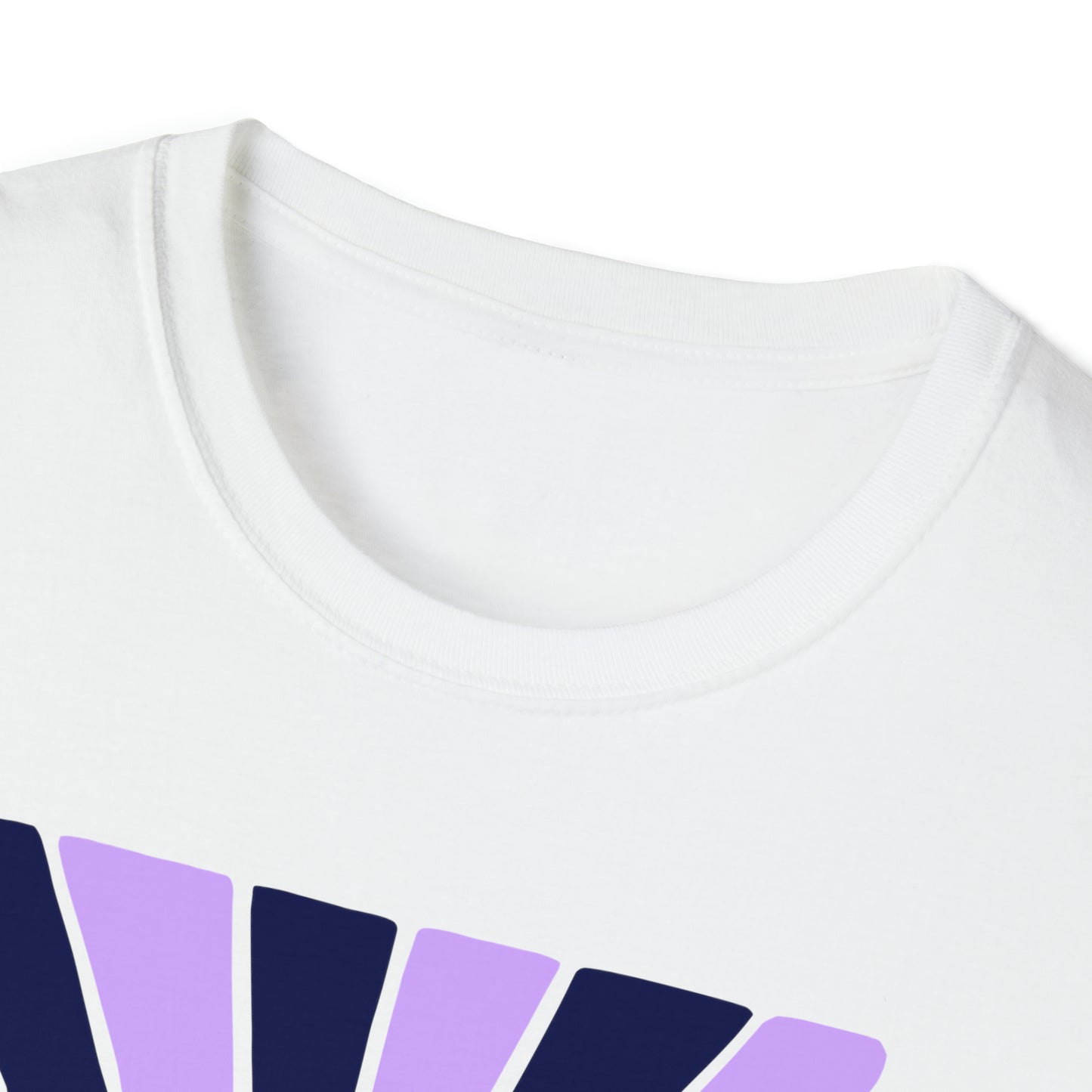 Easy Like Sunday Morning Purple, Unisex Softstyle T-Shirt