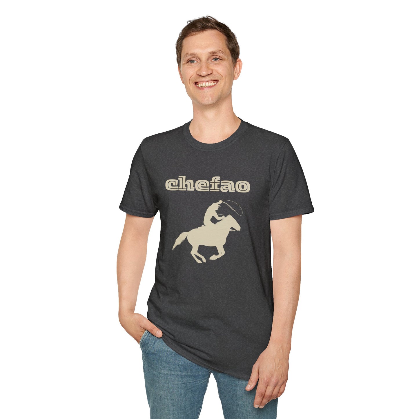 Chefao Cowboy III, Unisex Softstyle T-Shirt
