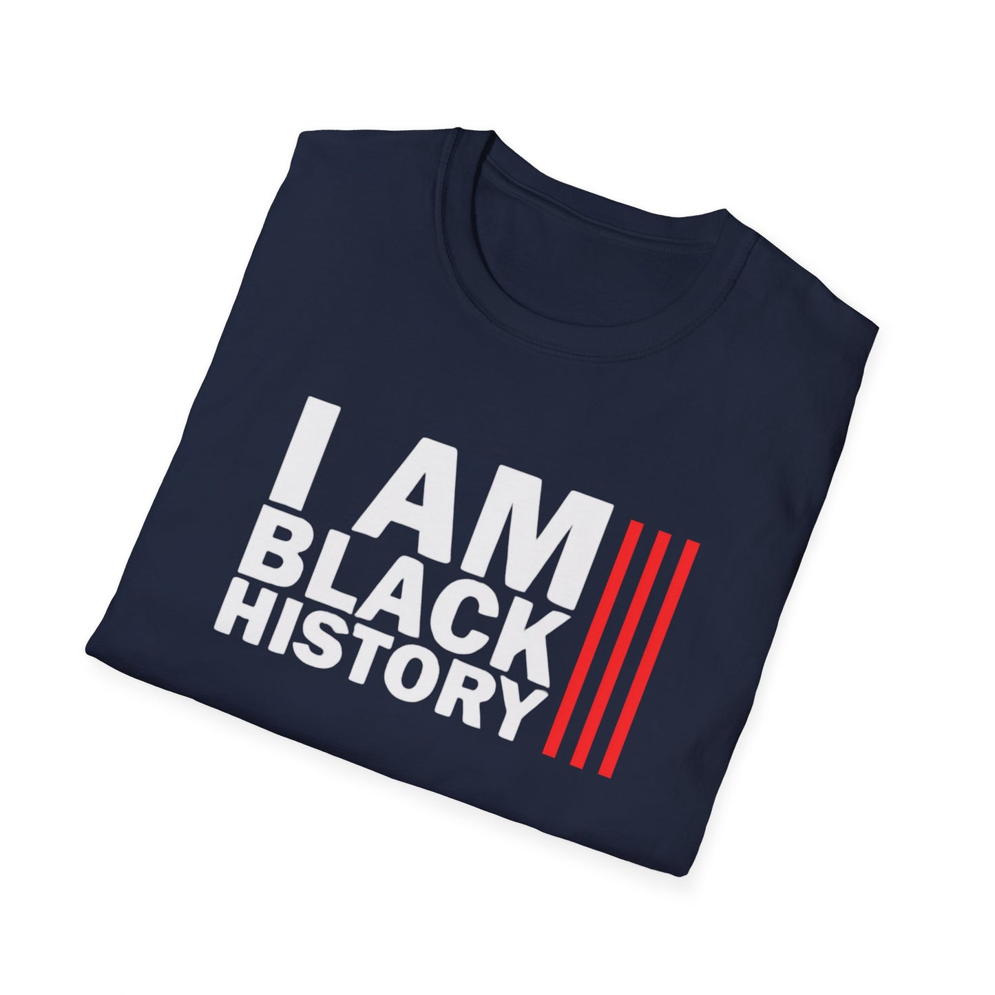 Chefao I Am Black History I, Unisex Softstyle T-Shirt