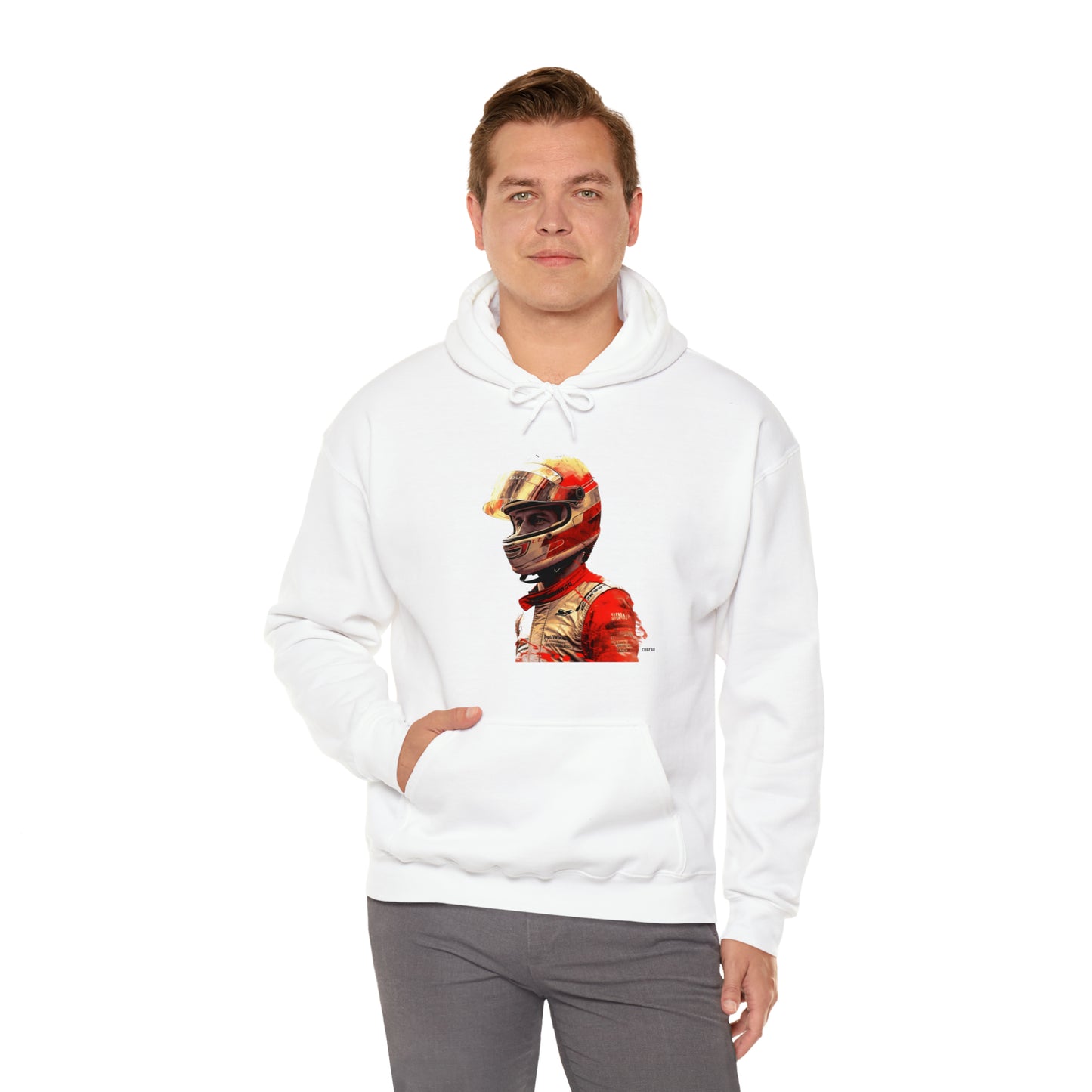 Racecar Driver, Unisex Heavy Blend Hooded Sweatshirt