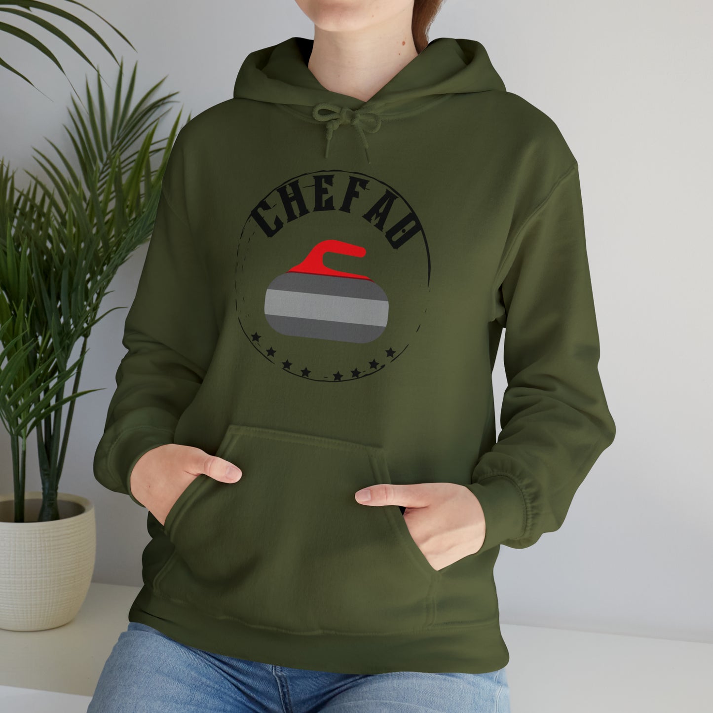 Chefao Curling I, Unisex Heavy Blend Hooded Sweatshirt