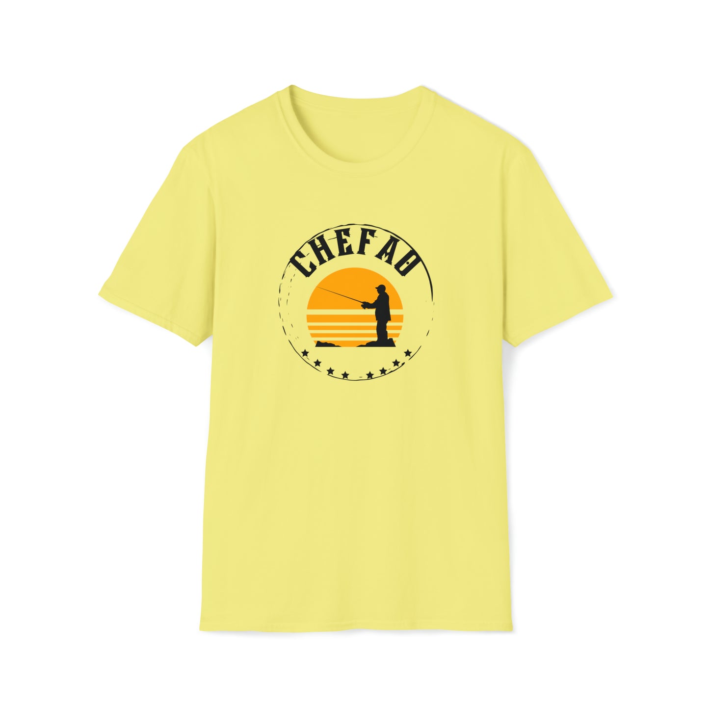 Chefao Fishing I, Unisex Softstyle T-Shirt