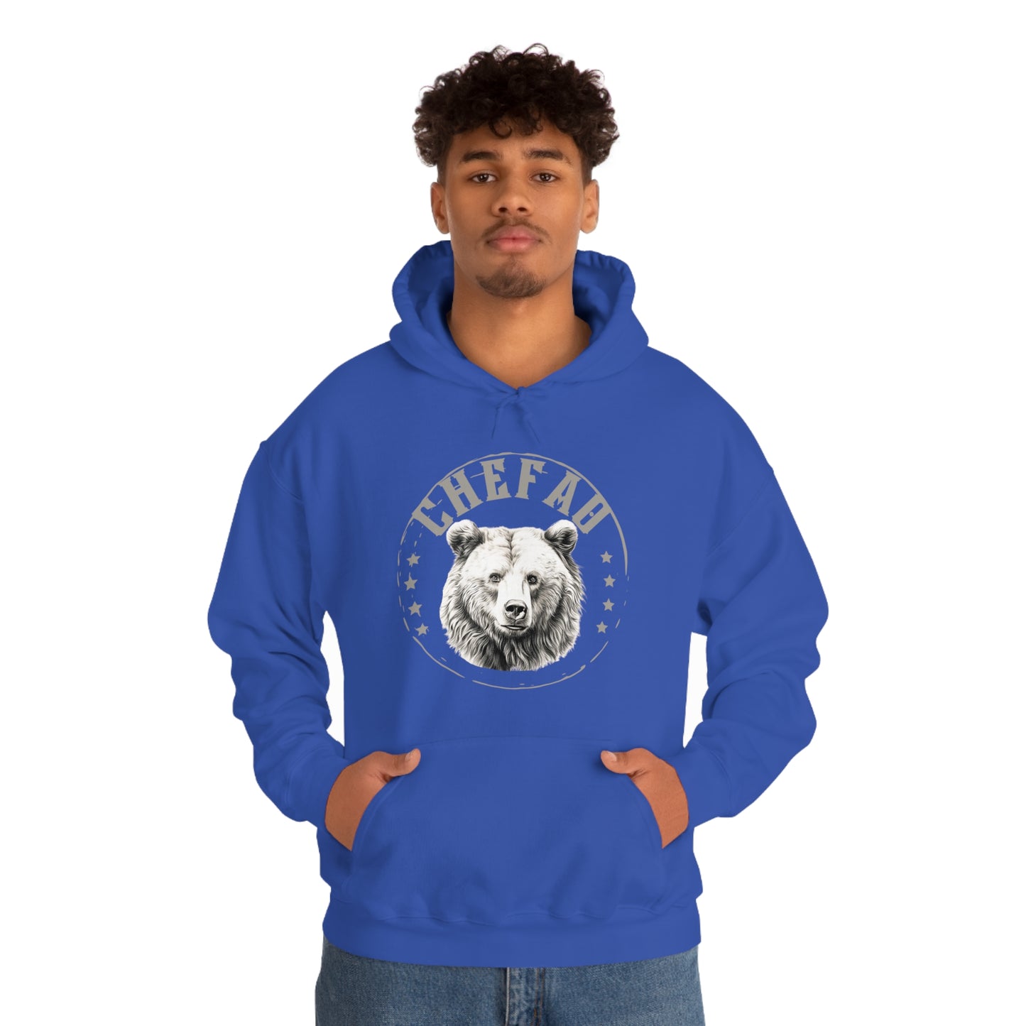 Chefao Bear I, Unisex Heavy Blend Hooded Sweatshirt