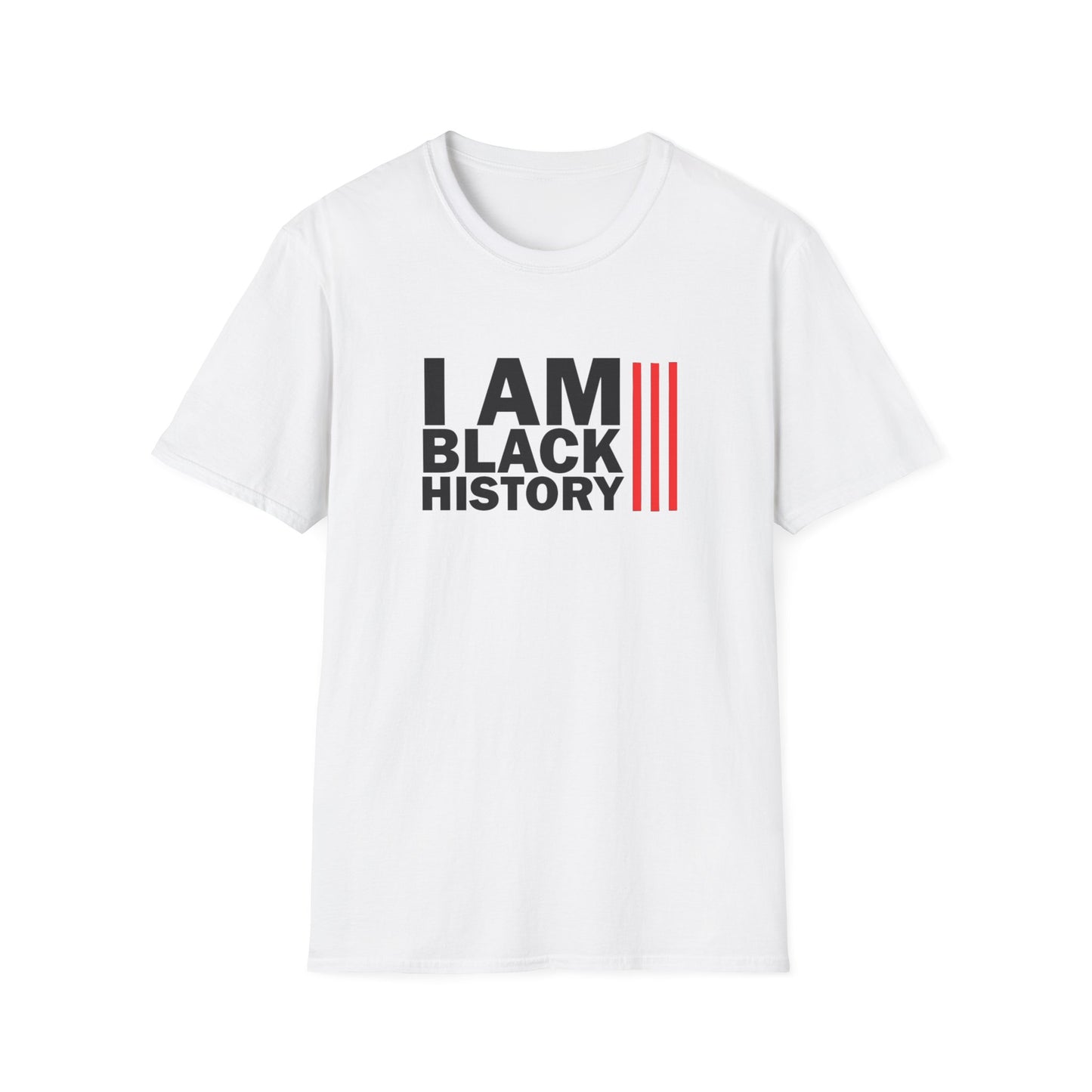 Chefao I Am Black History I, Unisex Softstyle T-Shirt