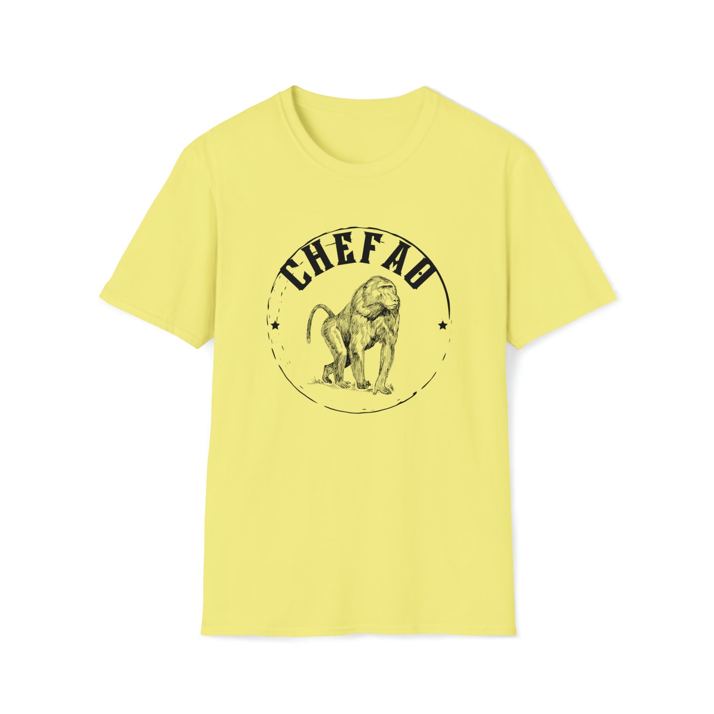 Chefao Baboon I, Unisex Softstyle T-Shirt