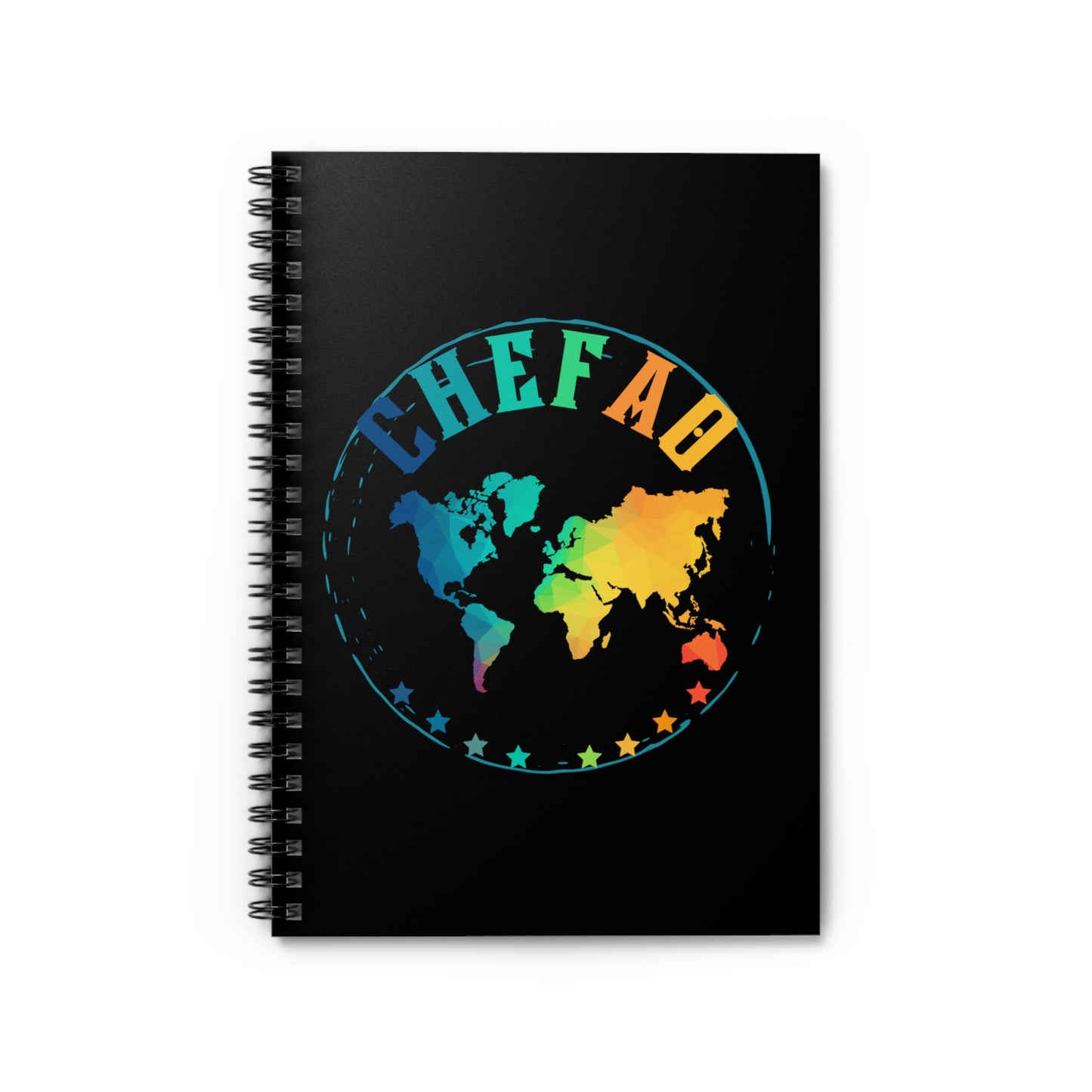 Chefao World I, Spiral Notebook - Ruled Line