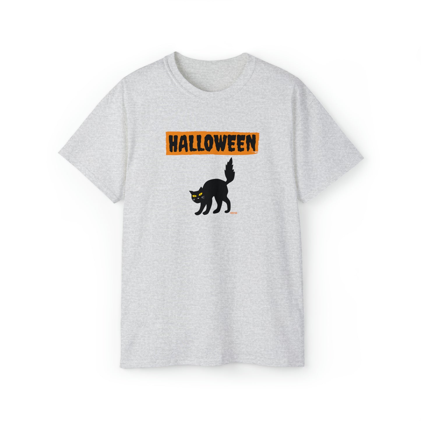 Halloween Cat, Unisex Ultra Cotton Tee
