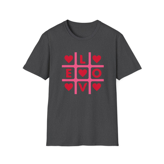 Chefao Love Tic Tac Toe I, Unisex Softstyle T-Shirt