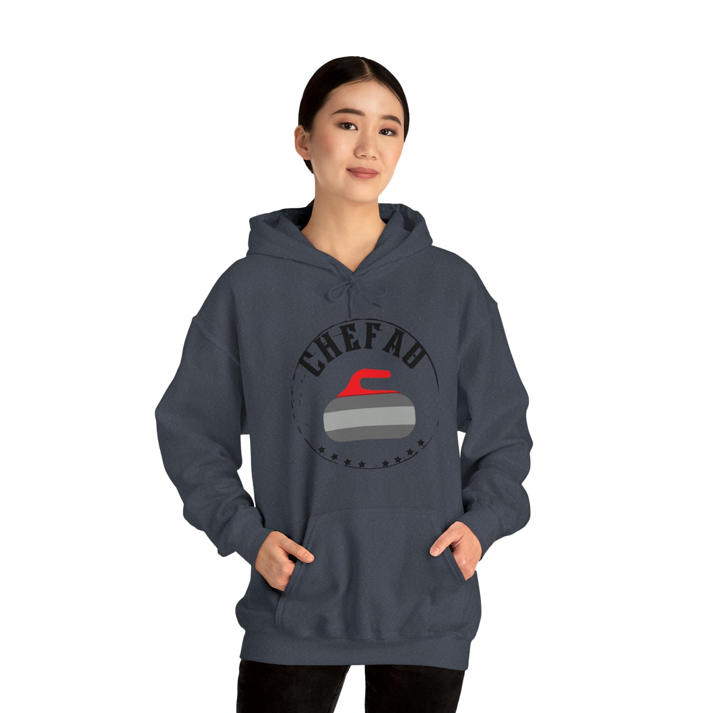 Chefao Curling I, Unisex Heavy Blend Hooded Sweatshirt