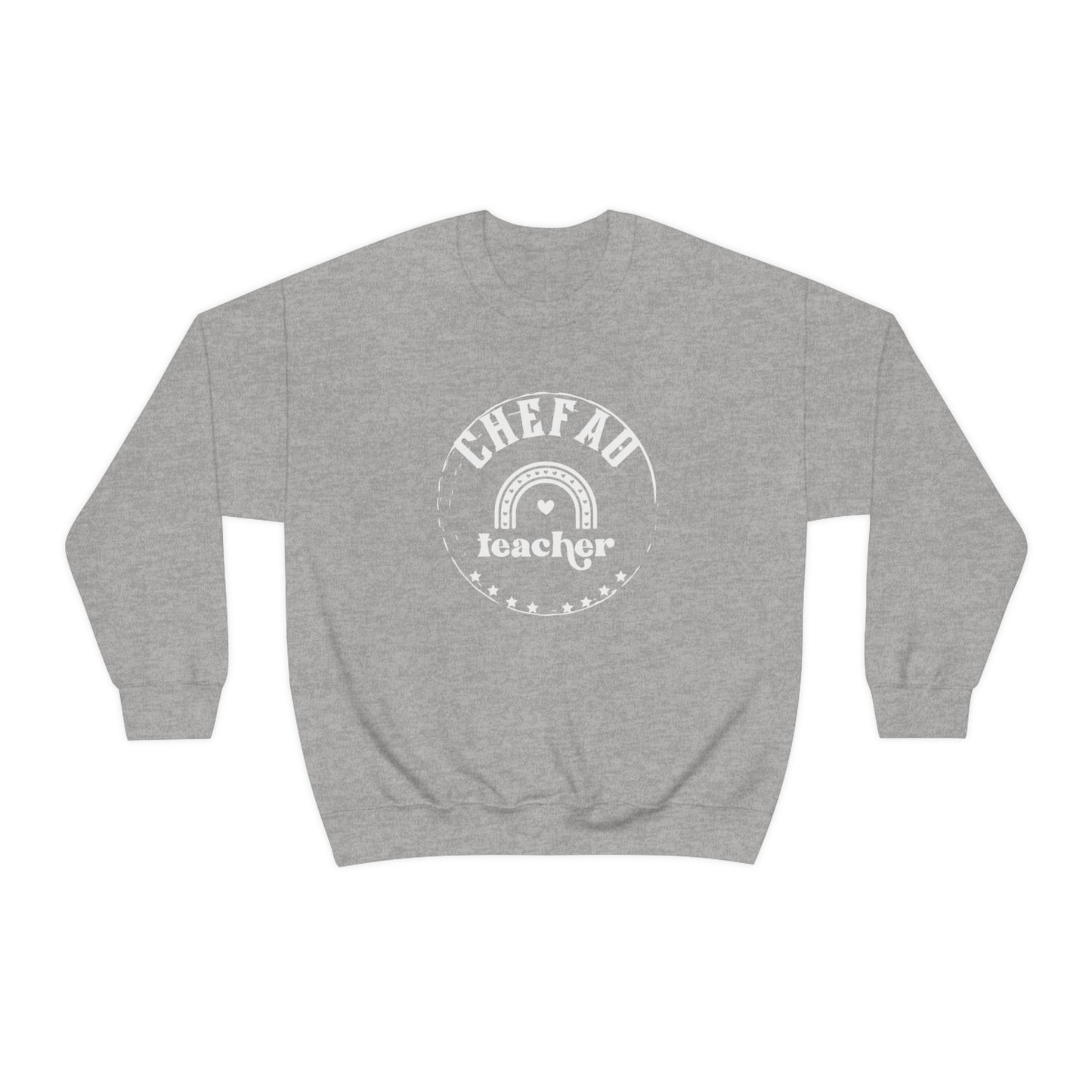 Chefao Teacher III, Unisex Heavy Blend Crewneck Sweatshirt