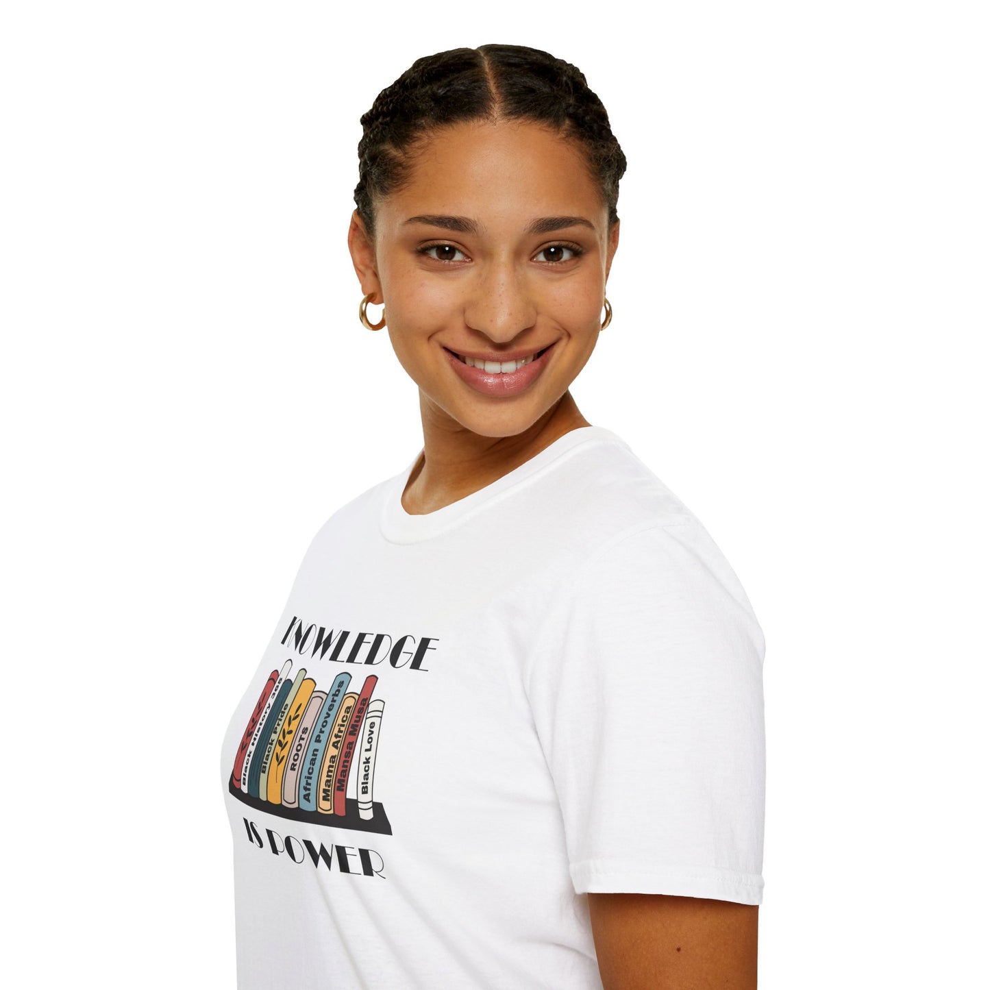 Chefao Knowledge is Power I, Unisex Softstyle T-Shirt