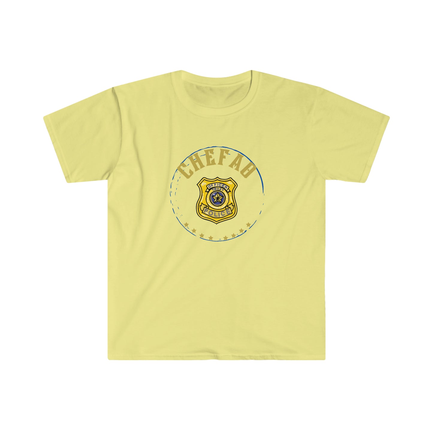 Chefao Police I, Unisex Softstyle T-Shirt